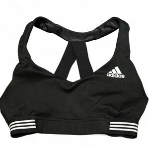 XS Adidas black sports bra with removable pads